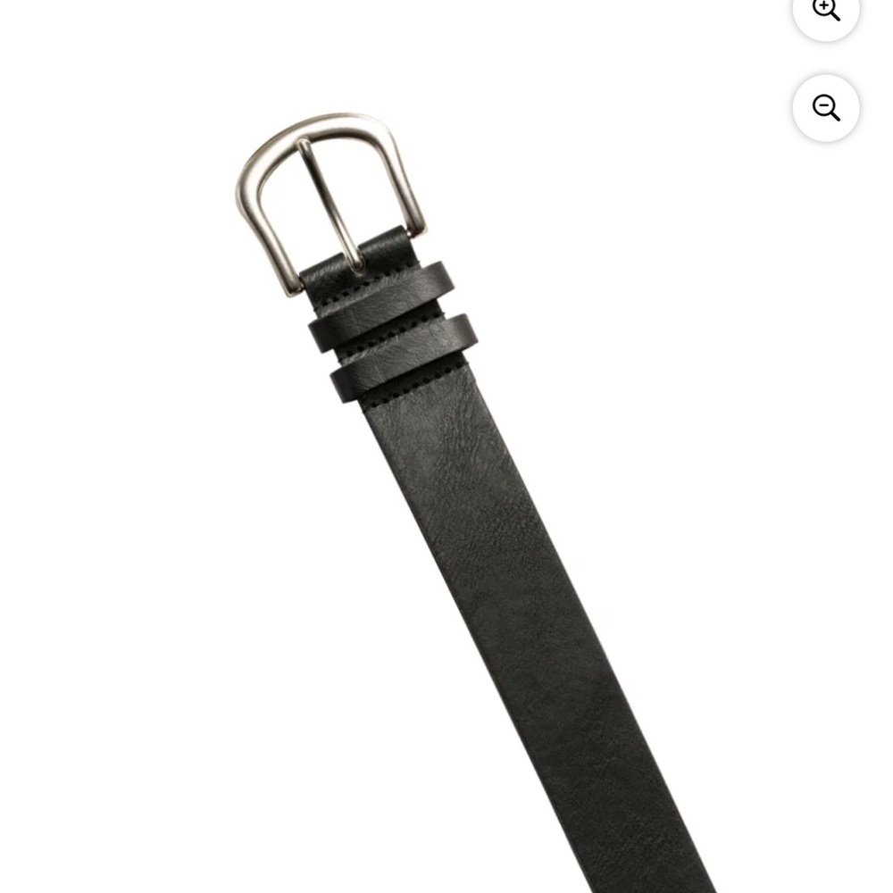 Men's Black Leather Belt